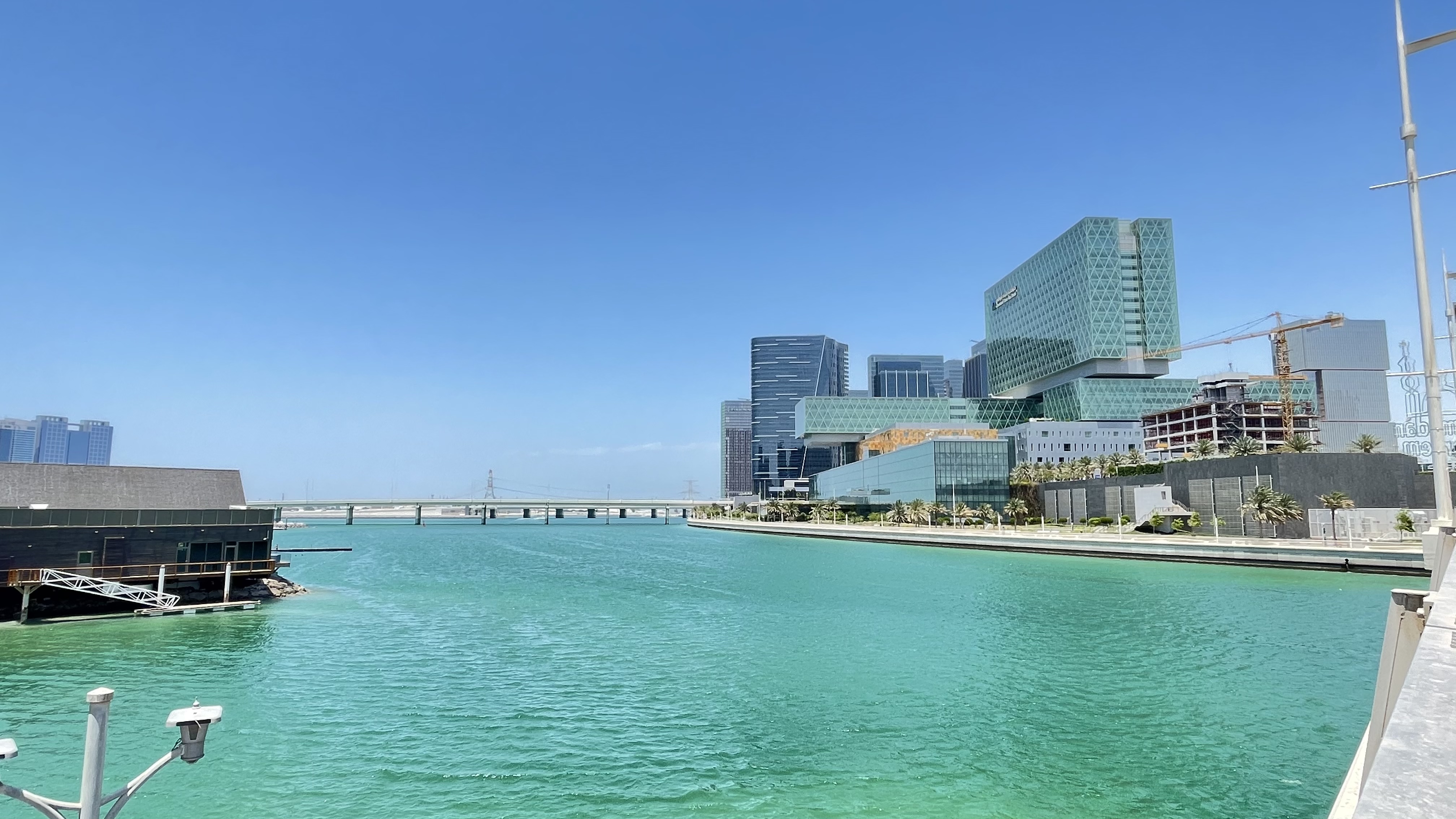 Al Maryah Island waterfront and business district in Abu Dhabi